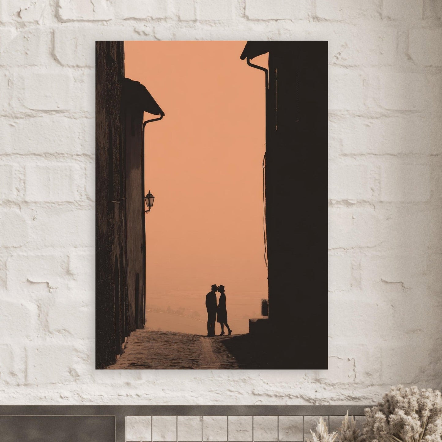 A kiss in the alley poster - Sillystroke