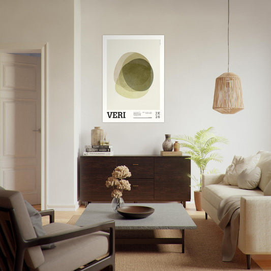 Abstract Art Poster - VERI - Sillystroke