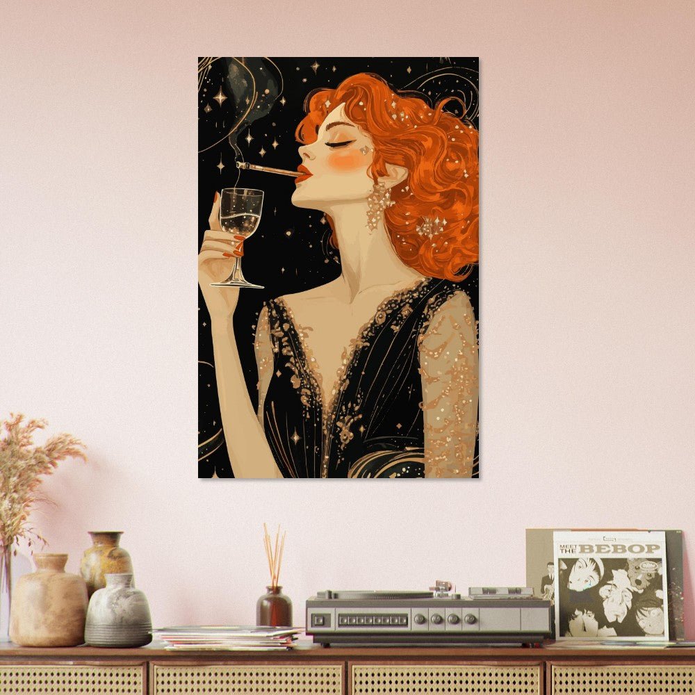 Art deco glamour poster - Sillystroke