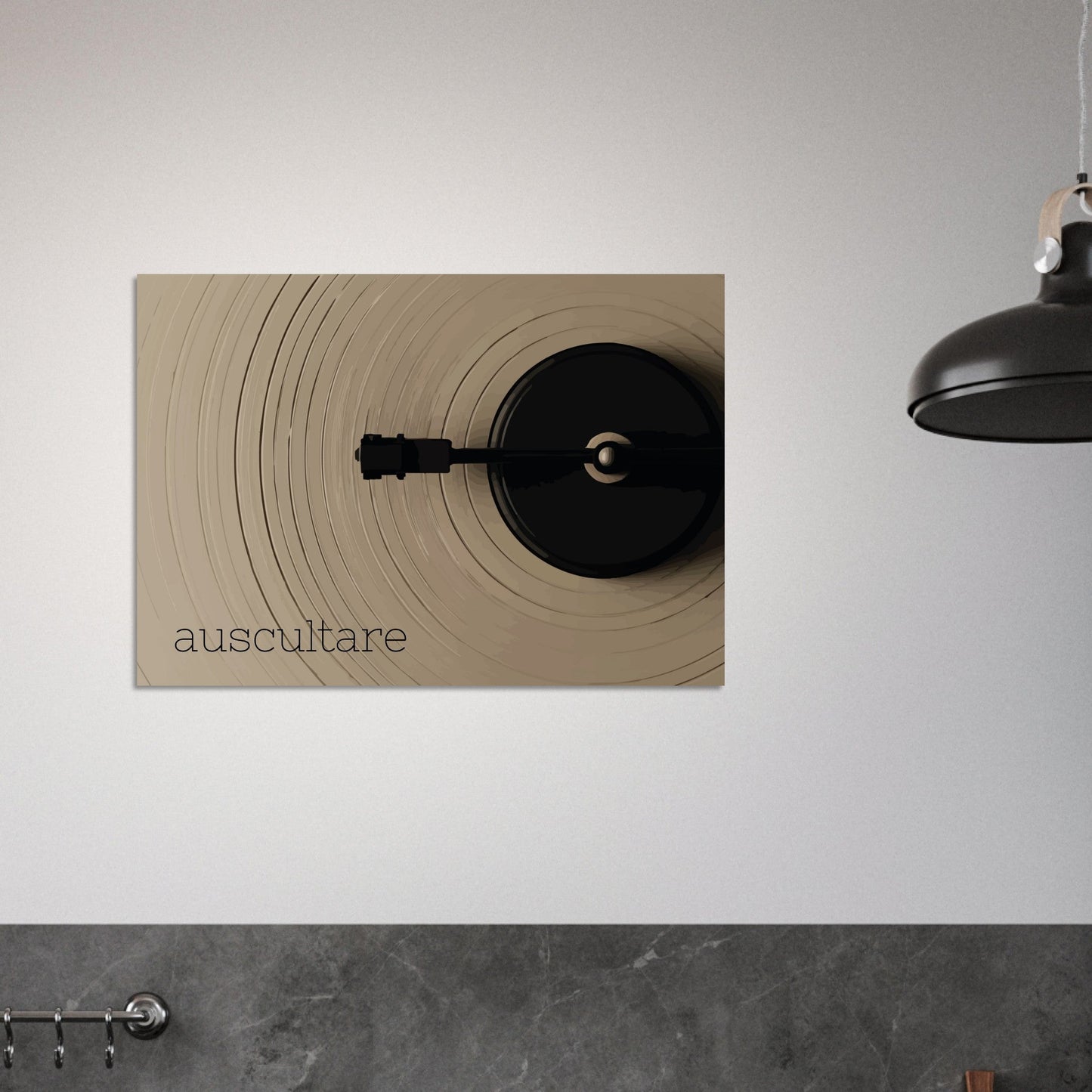 Auscultare vinyl illustration poster - Sillystroke