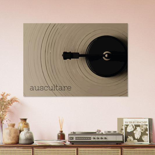 Auscultare vinyl illustration poster - Sillystroke