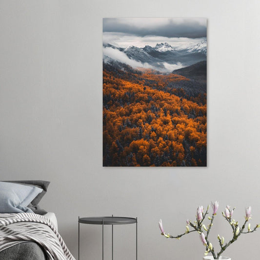 Autumn’s embrace poster - Sillystroke