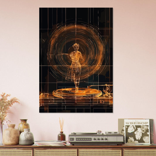 Ballerina vinyl poster - Sillystroke