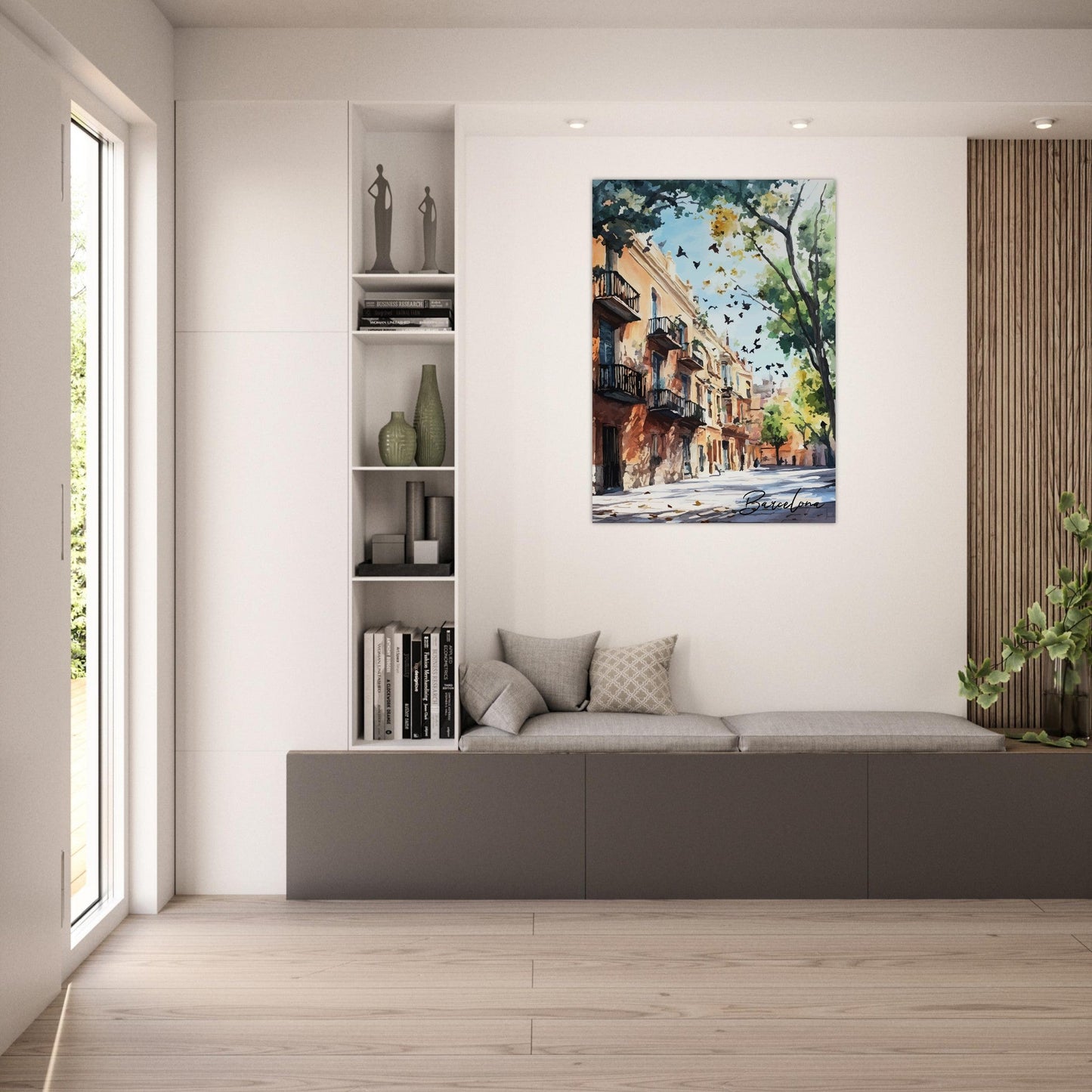 Barcelona spring poster - Sillystroke