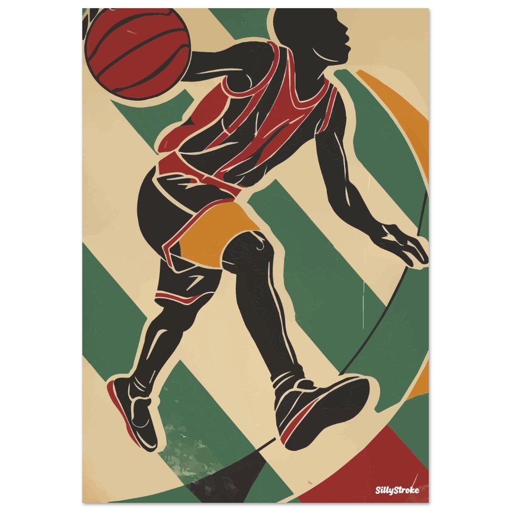 Basketball poster - Sillystroke
