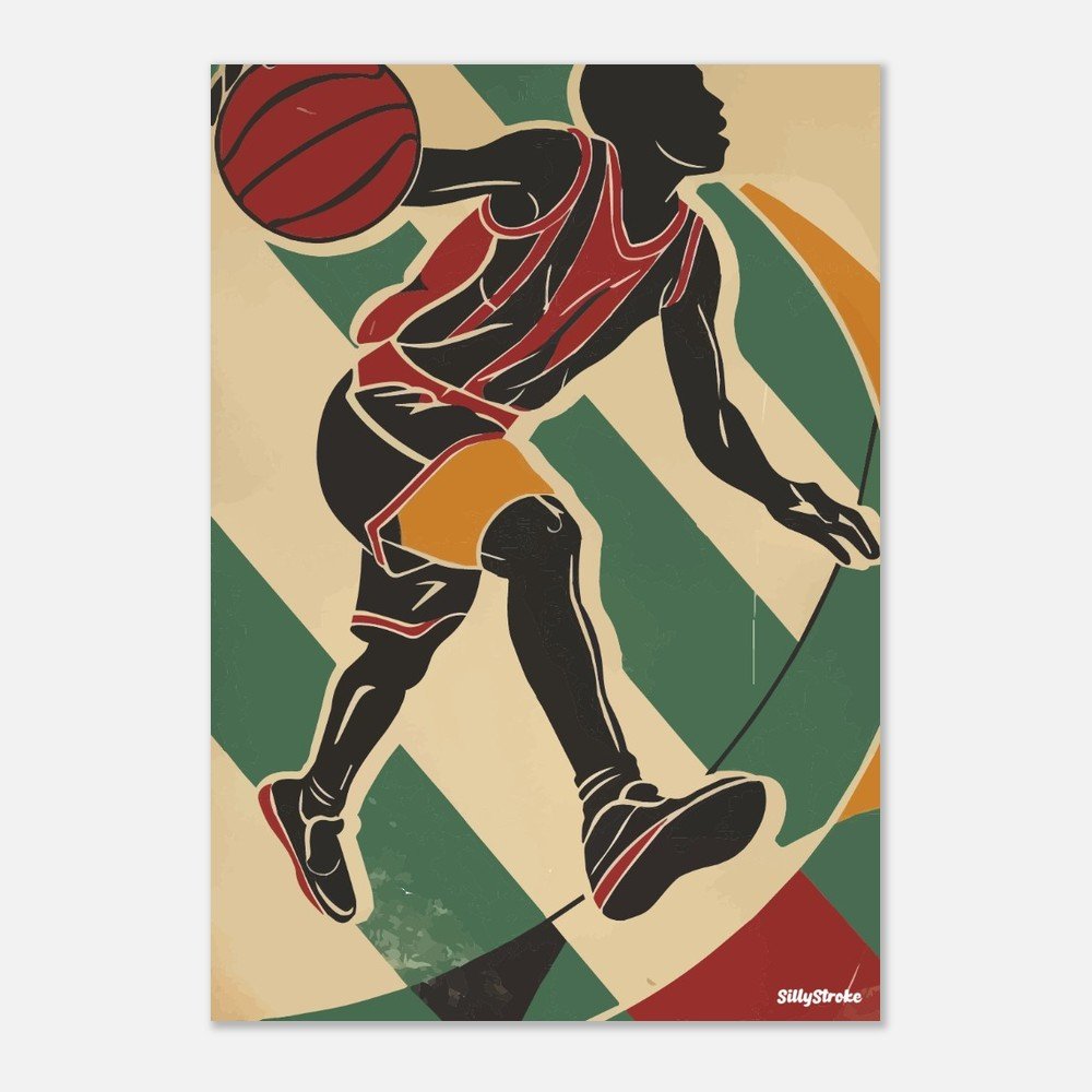 Basketball poster - Sillystroke