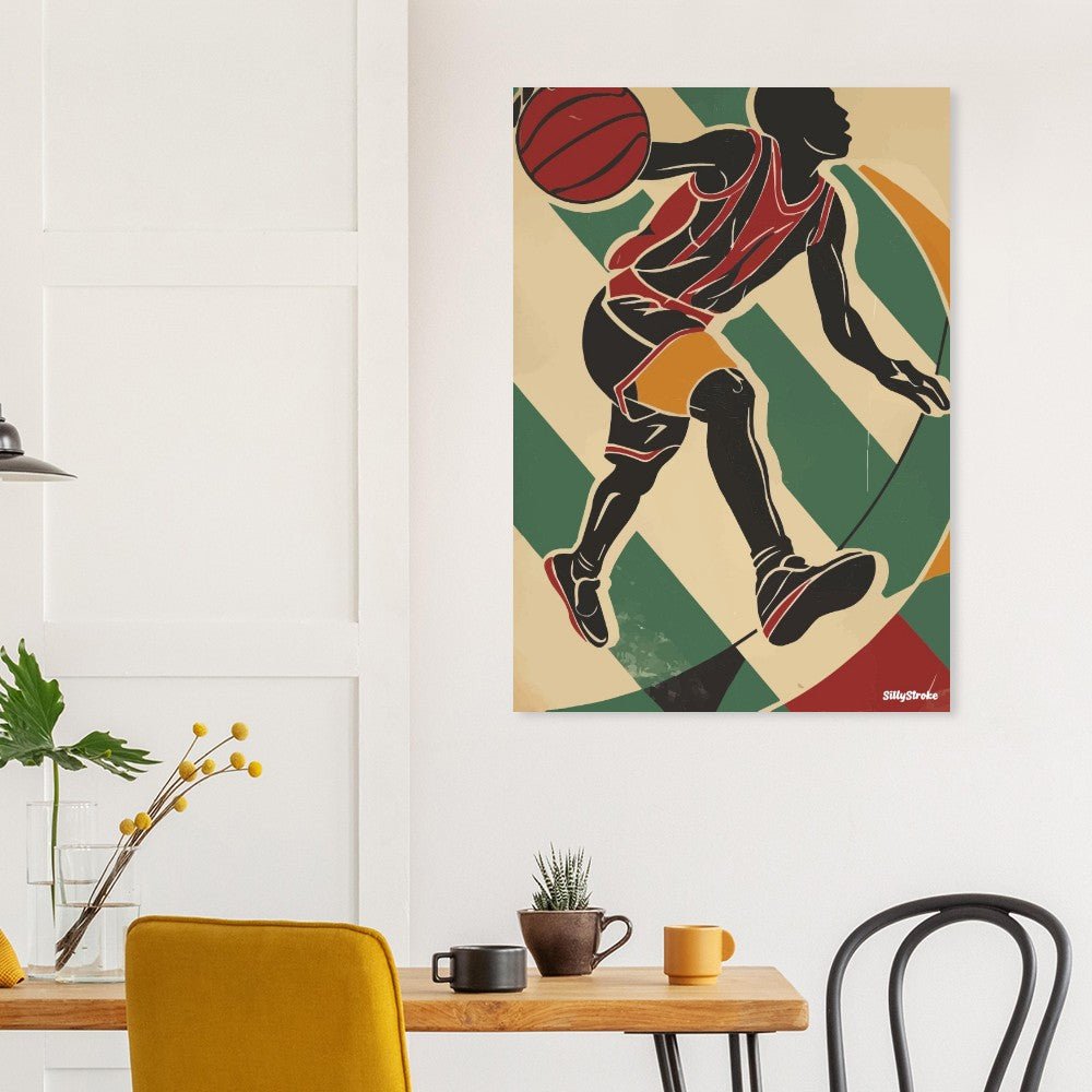 Basketball poster - Sillystroke