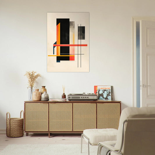 Bauhaus - Inspired art poster - Sillystroke