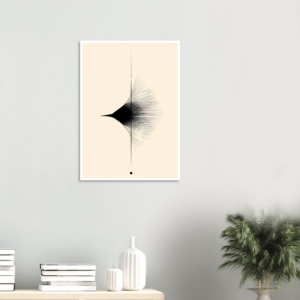 Bird line poster - Sillystroke