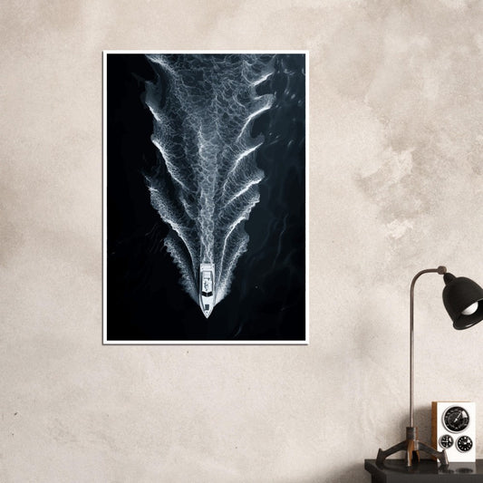 Boat cruising poster - Sillystroke