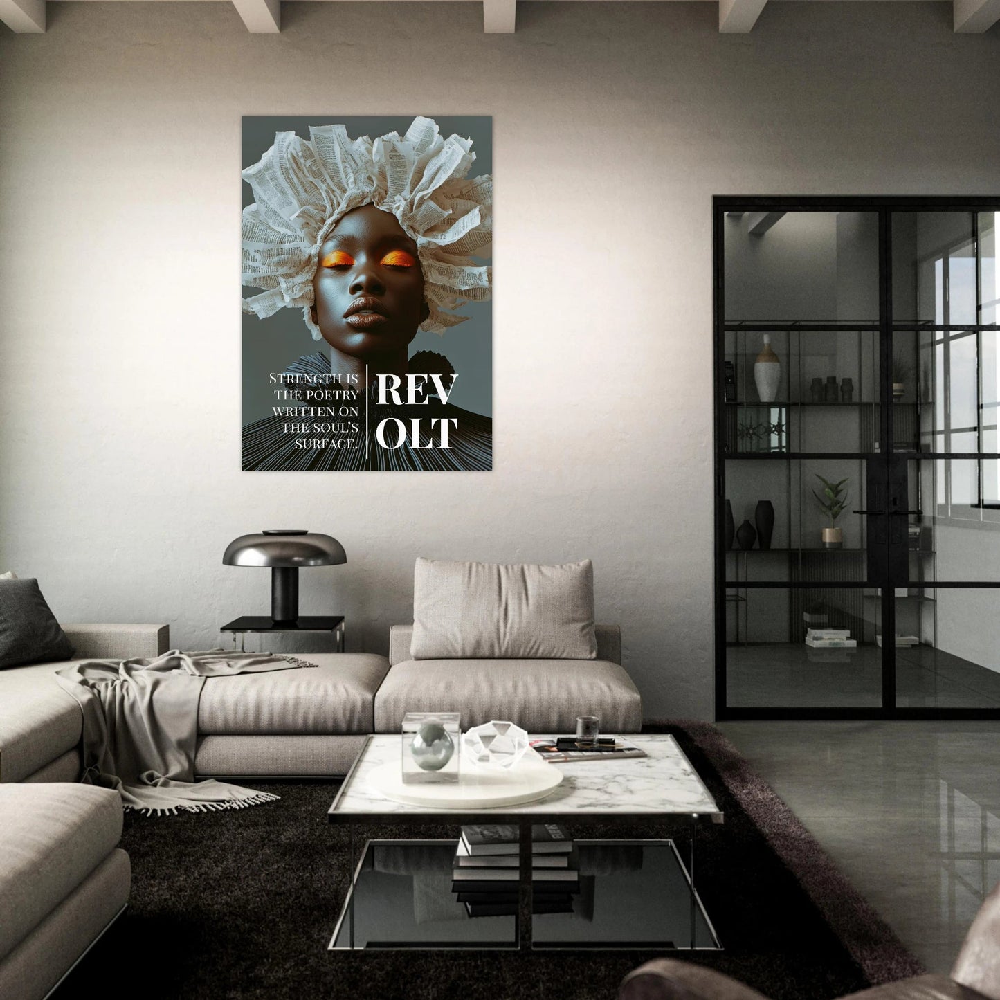 Bold fashion art poster - Sillystroke