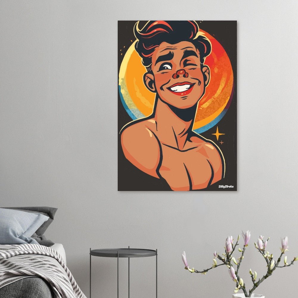 Boy confident poster - Sillystroke