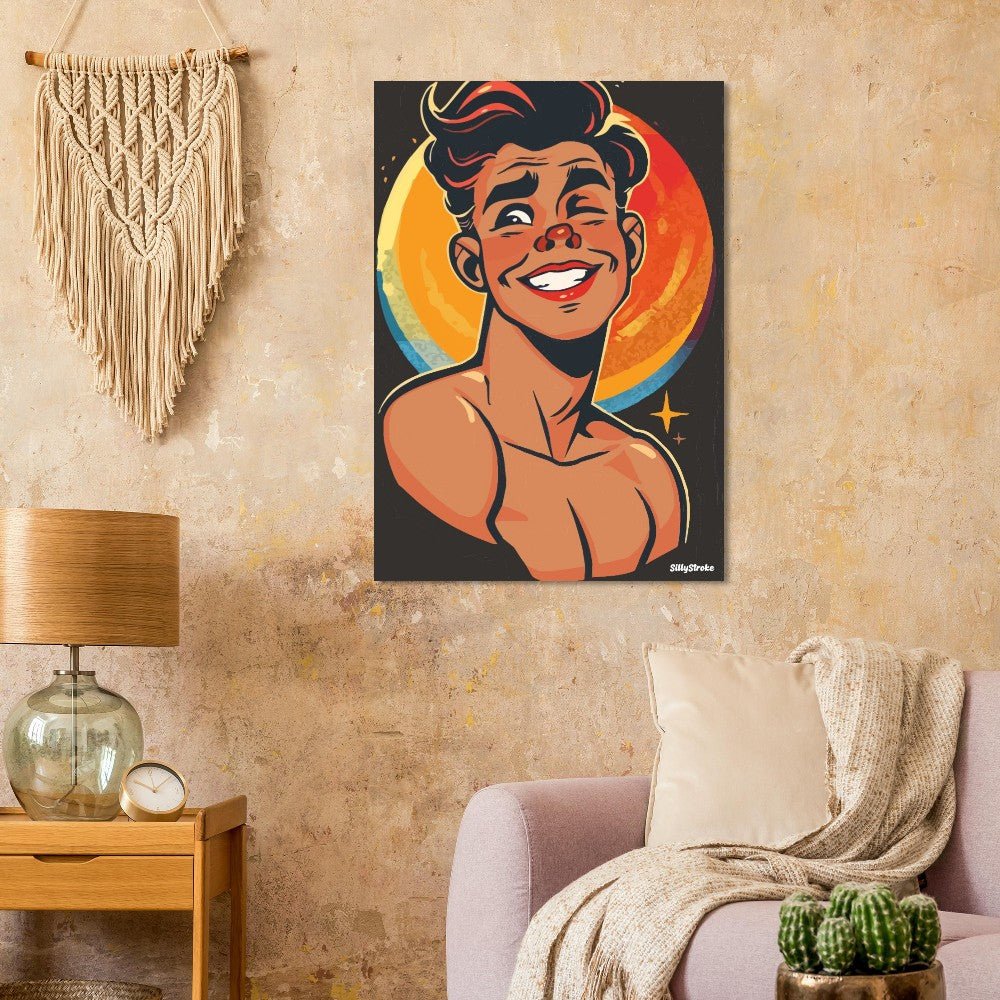 Boy confident poster - Sillystroke