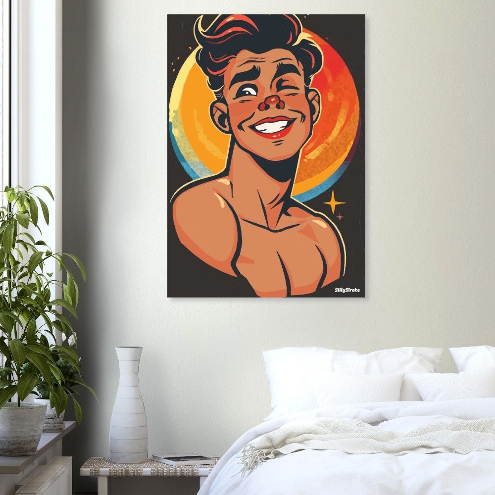 Boy confident poster - Sillystroke