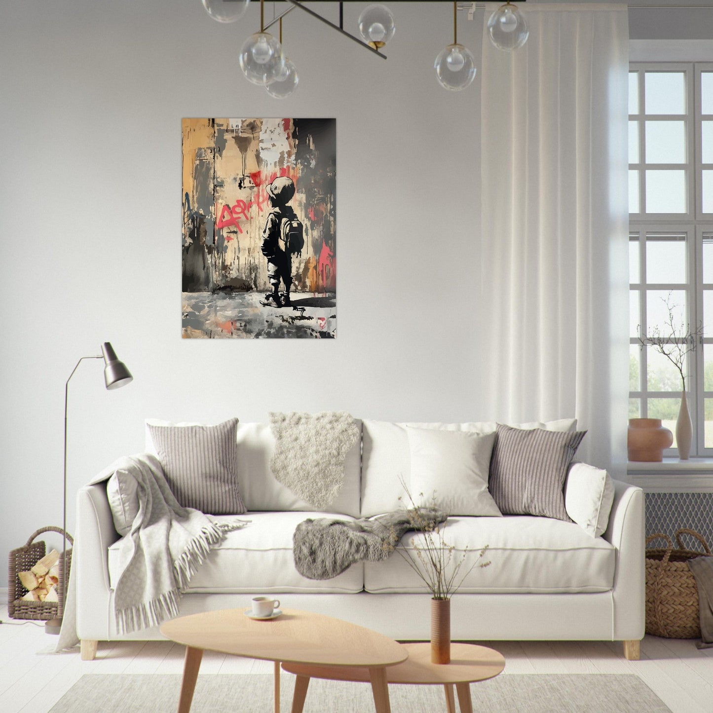 Boy street art graffiti poster - Sillystroke