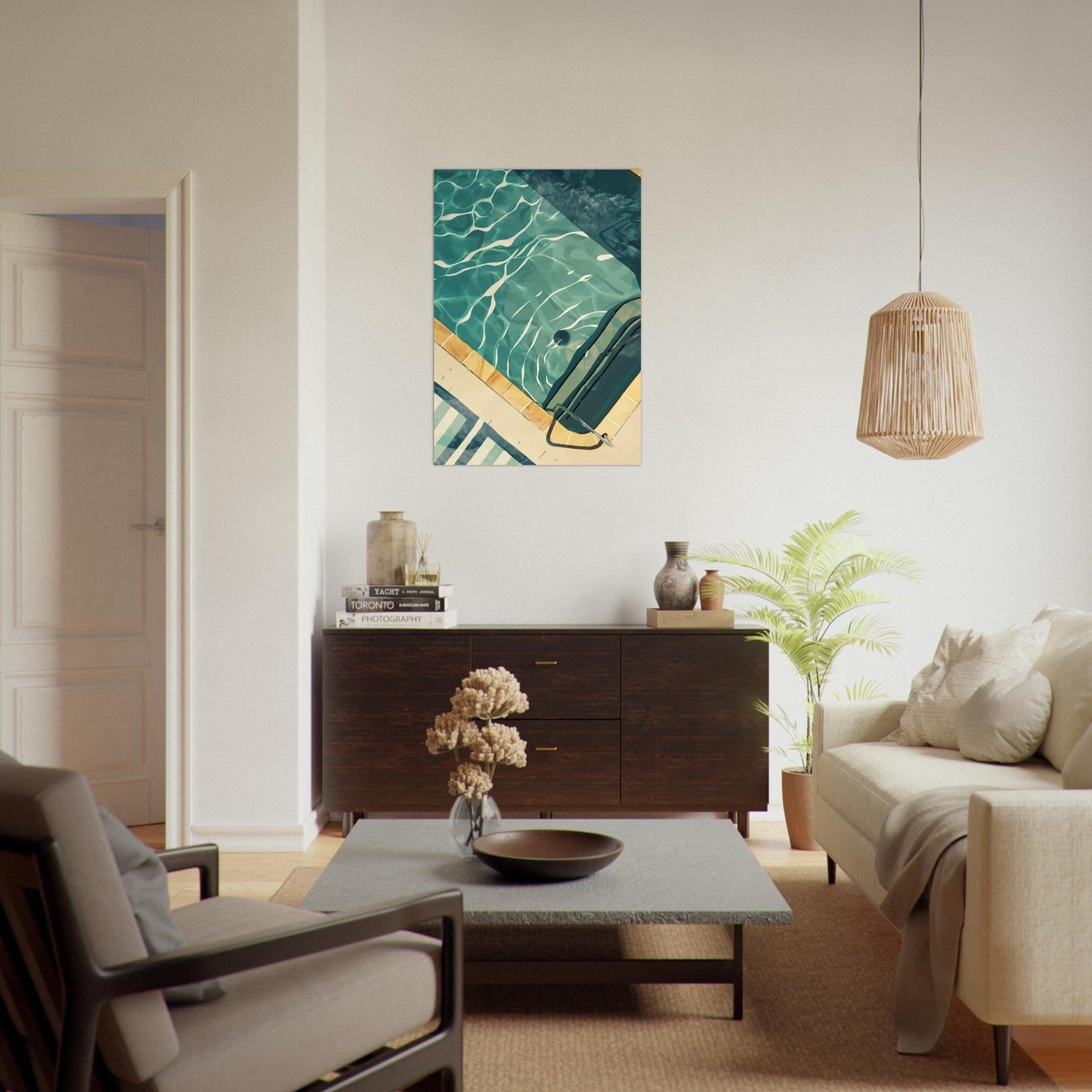 Calm pool poster - Sillystroke