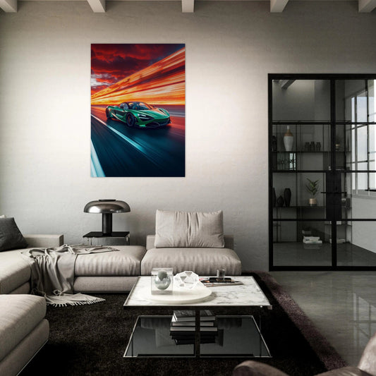 Car speed poster - Sillystroke