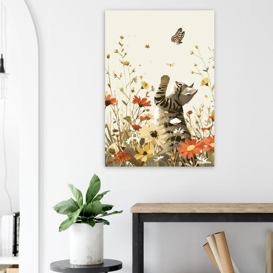 Cat chase poster - Sillystroke