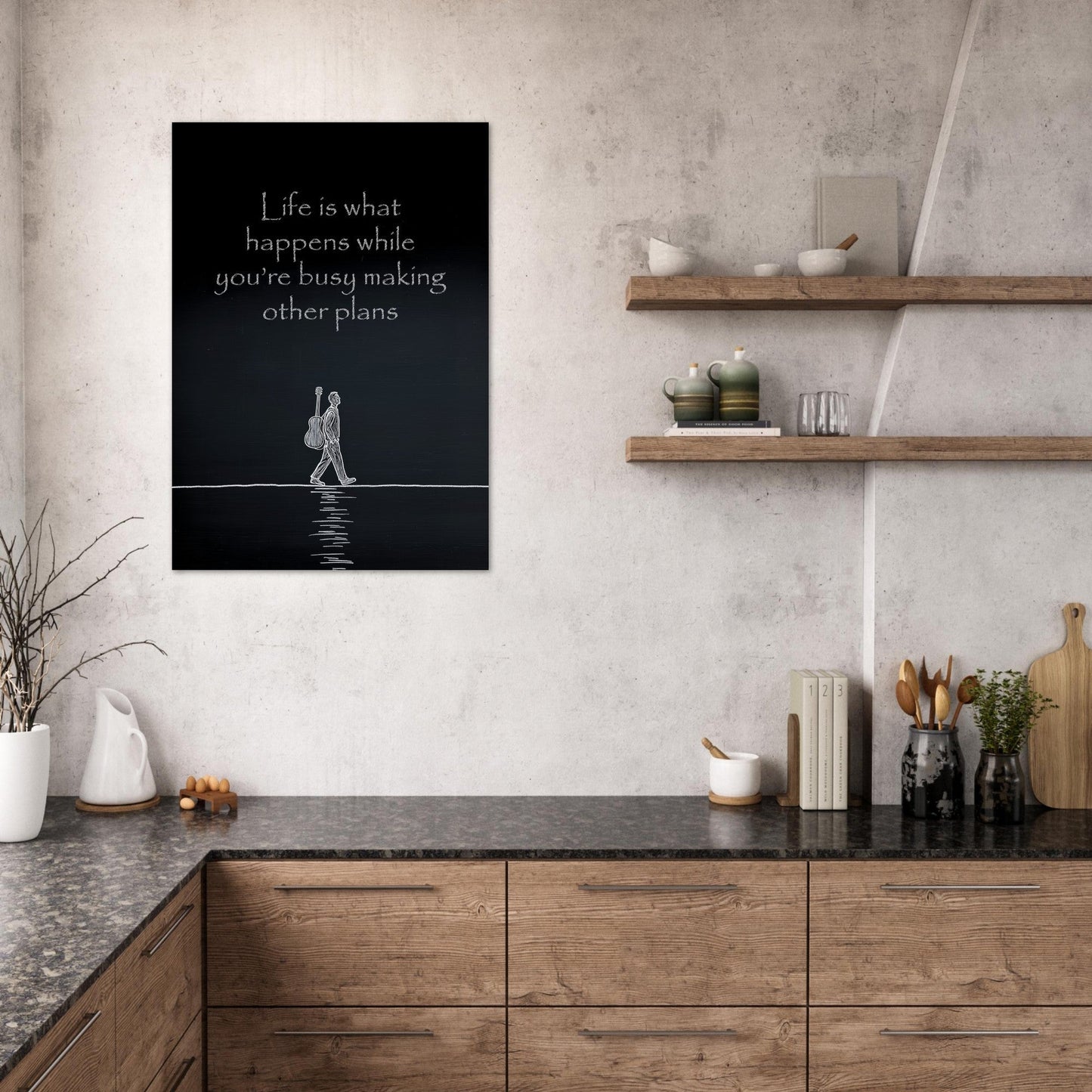Chalk Drawing Poster - Sillystroke