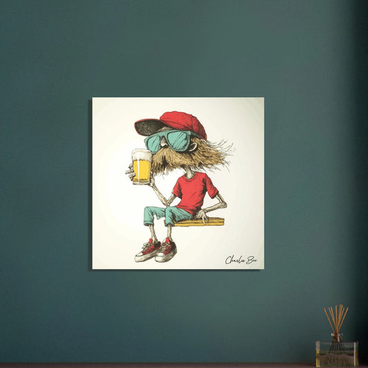 Charlie Boo - beer poster - Sillystroke