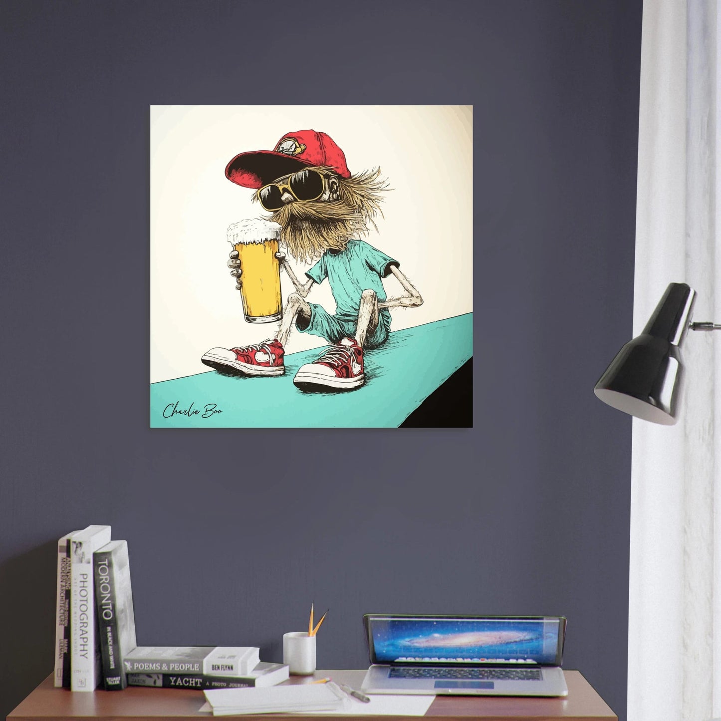 Charlie Boo - cheers poster - Sillystroke