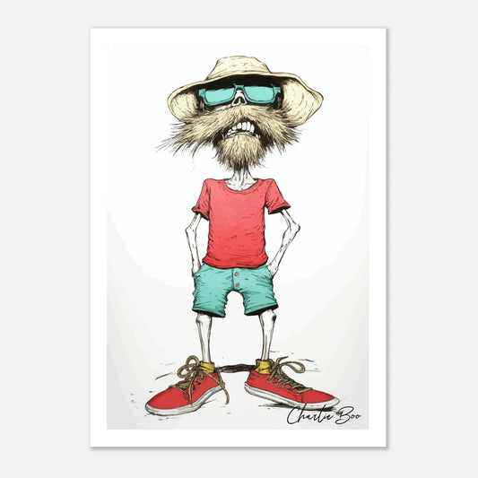 Charlie Boo - grumble poster - Sillystroke