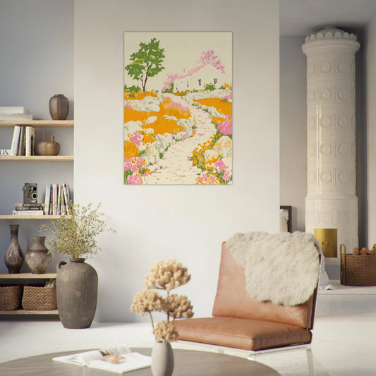 Charming landscape poster - Sillystroke