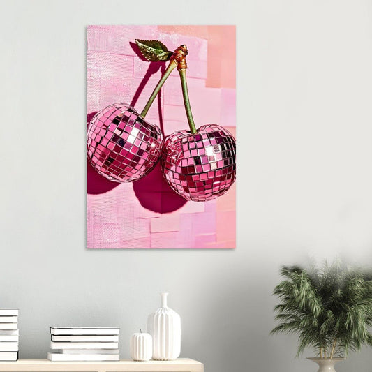 Cherry disco poster - Sillystroke