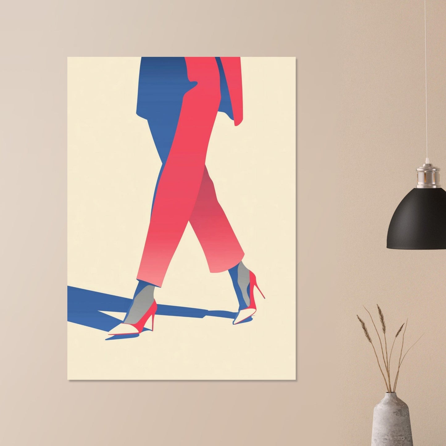 Chic Corporate Woman Fashion Poster - Sillystroke