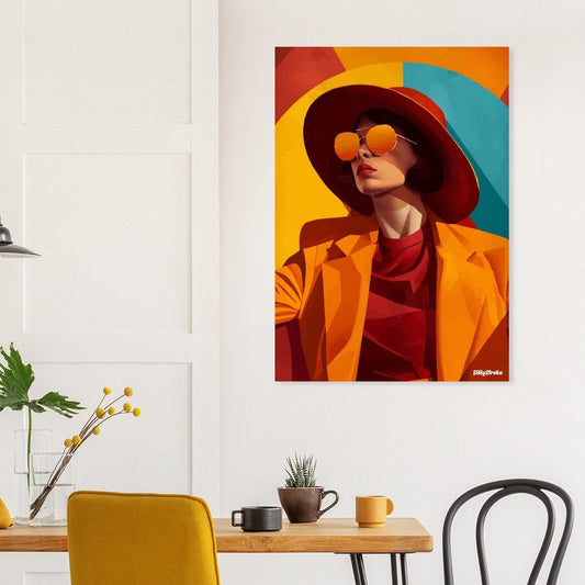 Chic urban elegance poster - Sillystroke