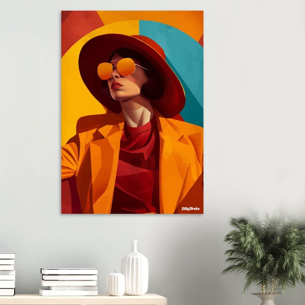 Chic urban elegance poster - Sillystroke