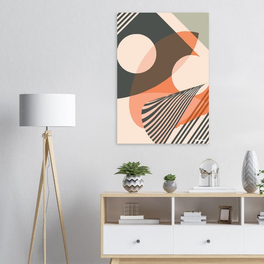 Circles and stripes poster - Sillystroke