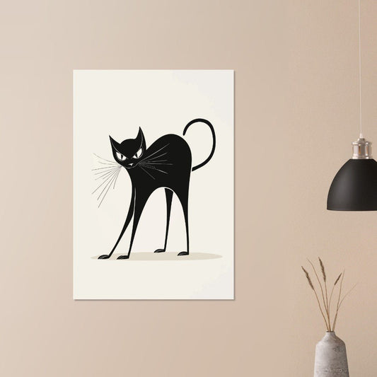Classic cat poster - Sillystroke