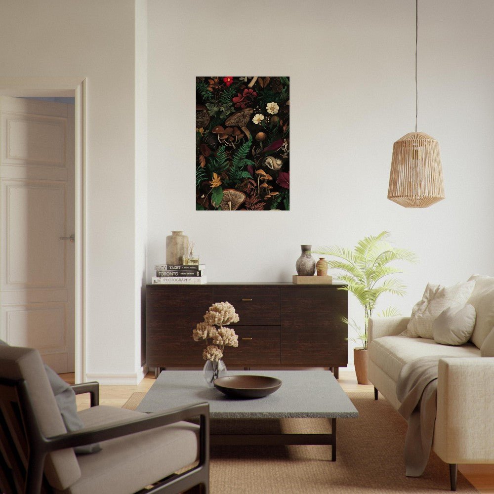 Classic forest pattern Poster - Sillystroke