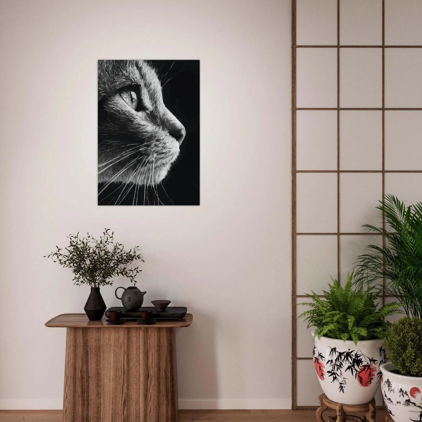 Close - up cat poster - Sillystroke