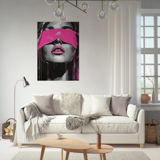 Color splash woman poster - Sillystroke