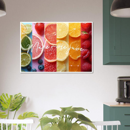 Colorful fruit poster - Sillystroke