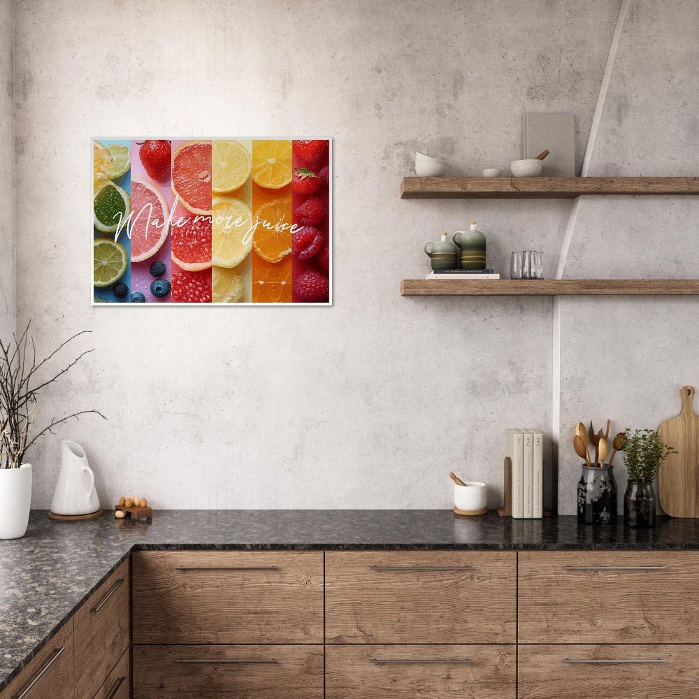 Colorful fruit poster - Sillystroke