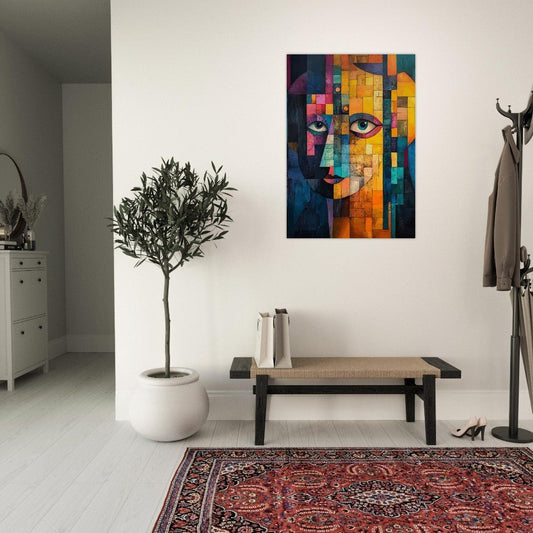 Colorful mosaic portrait - Sillystroke