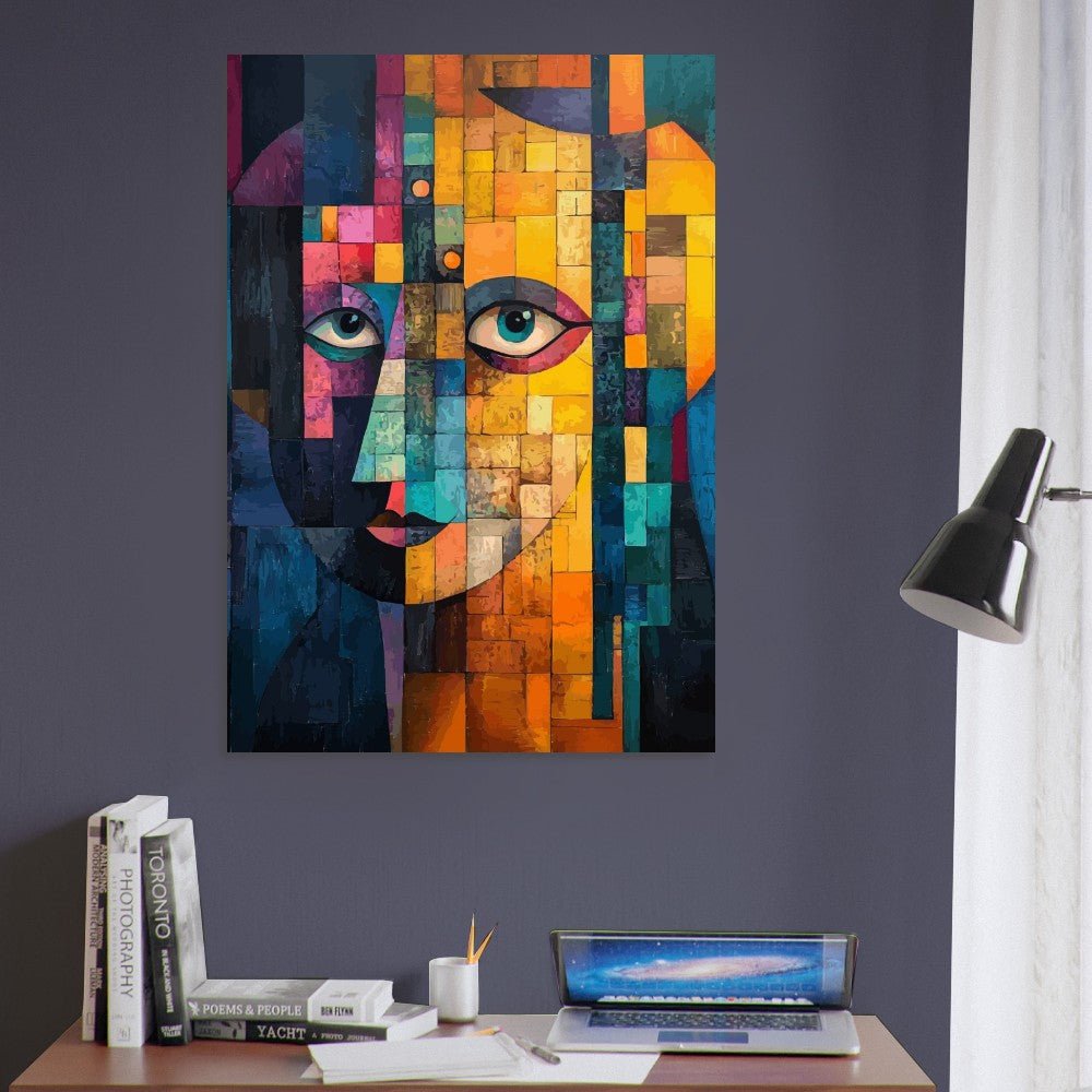 Colorful mosaic portrait - Sillystroke