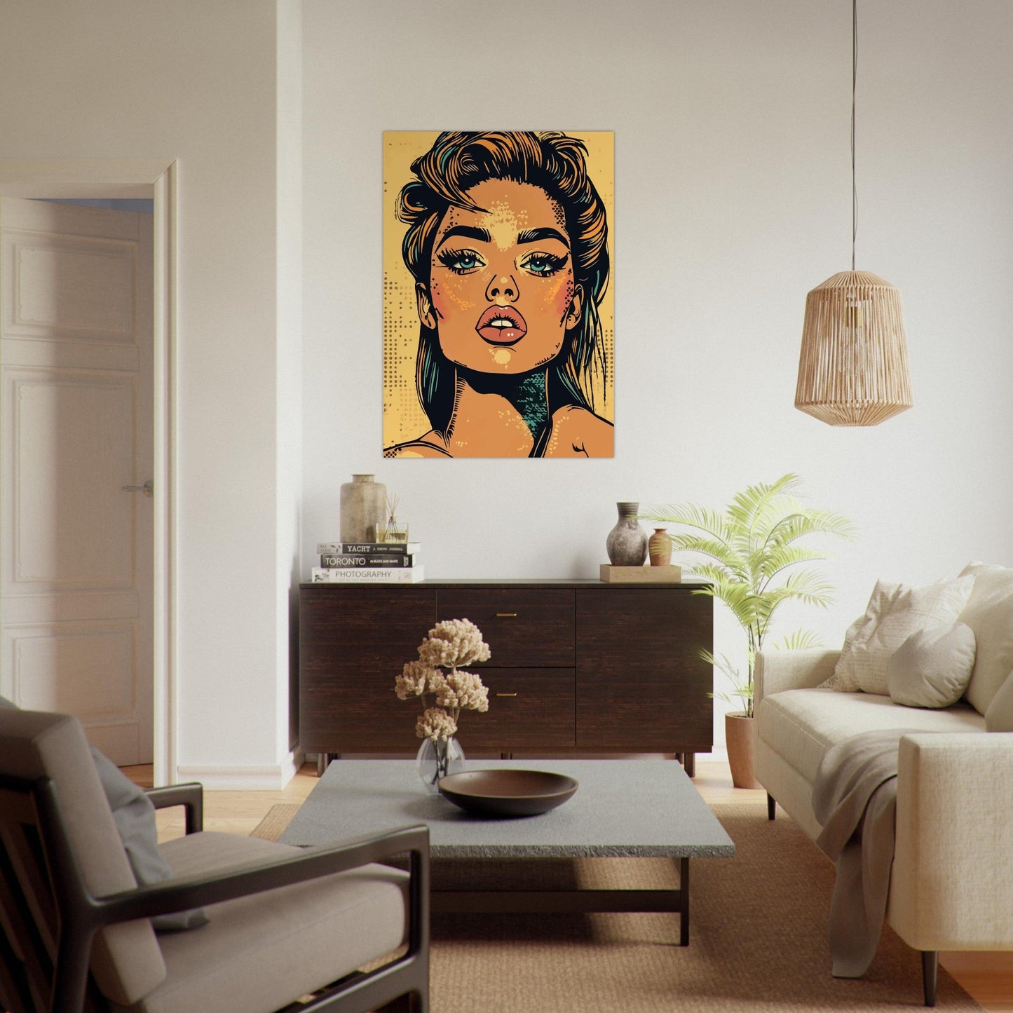 Comic portrait poster - Sillystroke