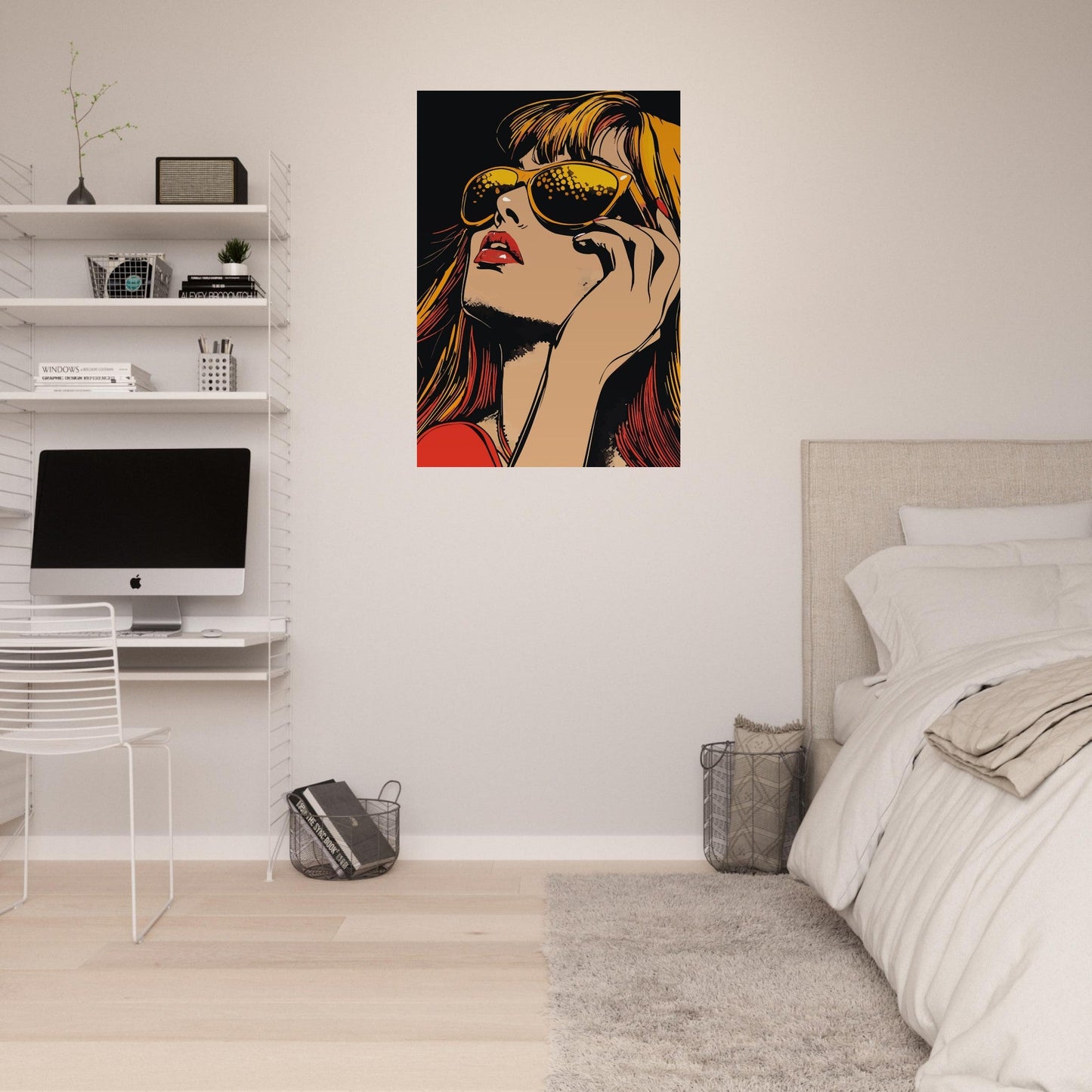 Confident woman comic poster - Sillystroke