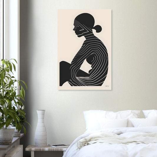 Contours of reflection poster - Sillystroke