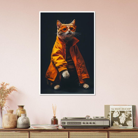 Cool cat couture poster - Sillystroke