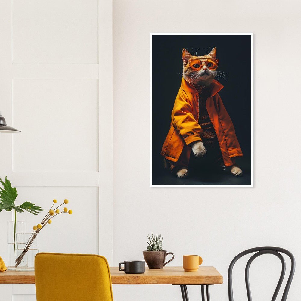 Cool cat couture poster - Sillystroke