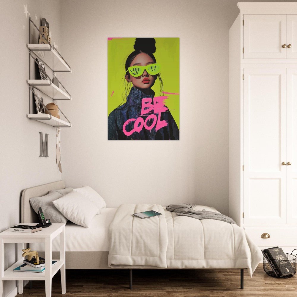 Cool girl street poster - Sillystroke