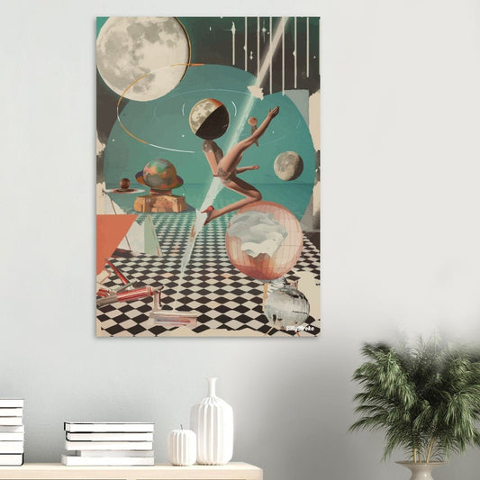 Cosmic caos poster - Sillystroke