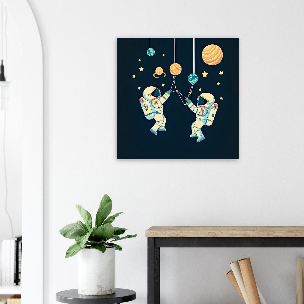 Cosmic playtime poster - Sillystroke