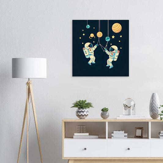 Cosmic playtime poster - Sillystroke