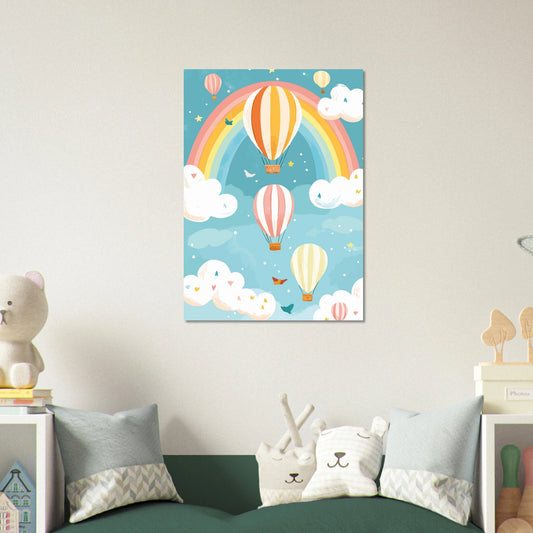 Cute balloon poster - Sillystroke